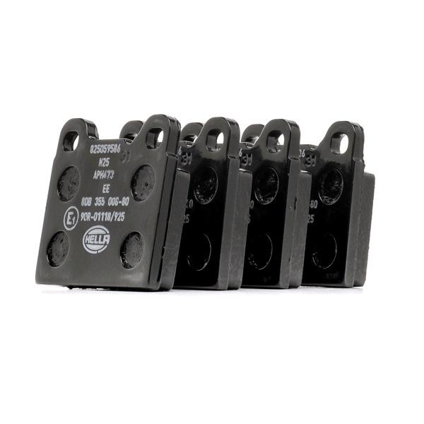 HELLA 8DB 355 008-801 Τακάκια φρένων VOLVO S70 (LS, 874) 2.0 180 PS Βενζίνη 1998