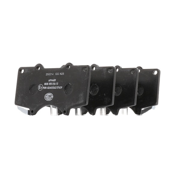 8DB 355 014-121 HELLA bromsbelägg TOYOTA LAND CRUISER