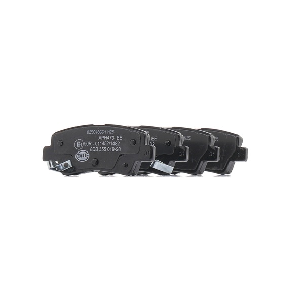 Stabdžių trinkelės HELLA LIGIER AMBRA 8DB 355 019-981