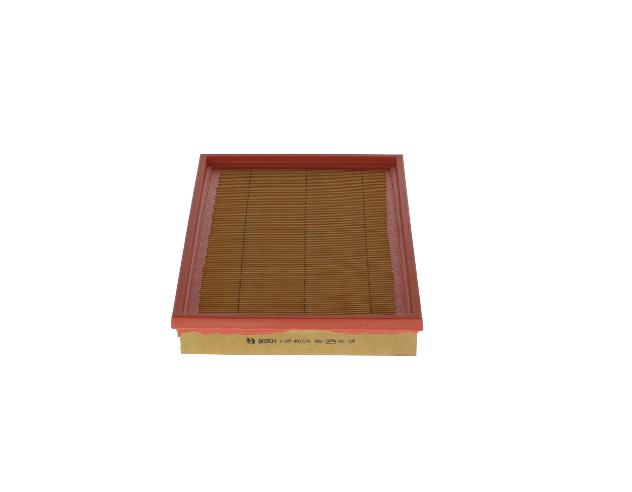 BOSCH F 026 400 574 Vzduchový filter Polo 9n 1.4 83 KS Benzín 2006