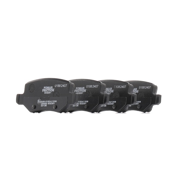 FOMAR Friction FO 909281 Bremseklodser Mercedes W169 A 200 CDI (169.308, 169.008) 136 HK Diesel 2009