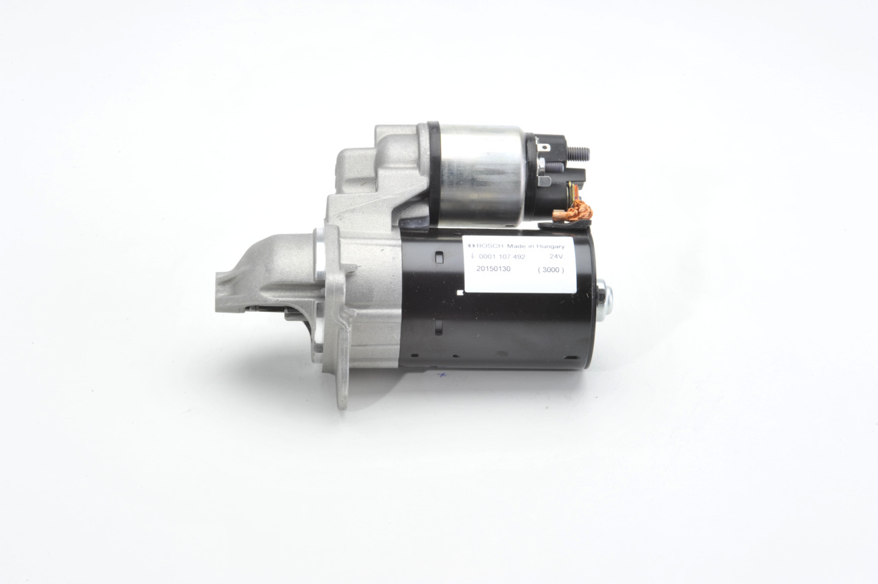 BOSCH 0 001 107 492 Starteris Corsa D 1.2 i 16V (L08) 86 ZS Benzīns 2014