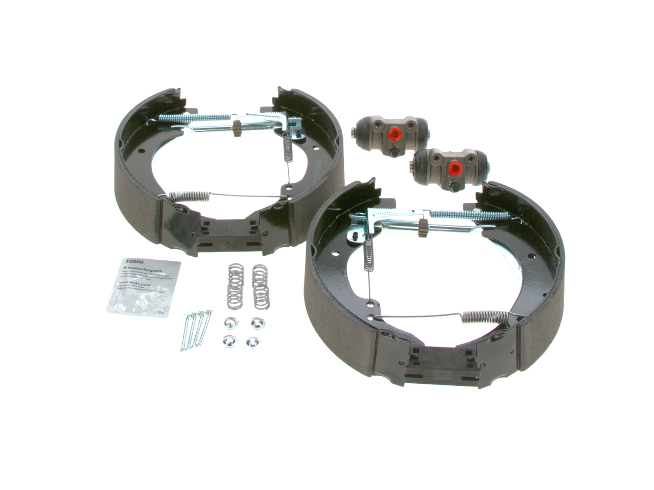 BOSCH 0 204 114 550 Bremsensatz, Trommelbremse Renault Trafic Bus T5 1.7 68 PS Benzin 1988