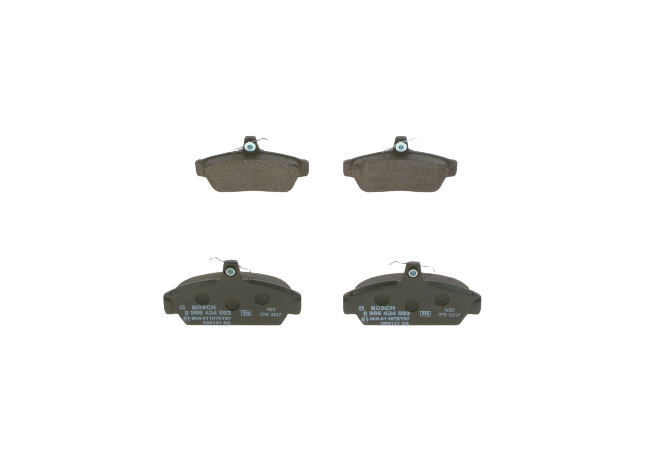 BOSCH 0 986 424 092 replacement 100 / Metro brake pads rear and front price