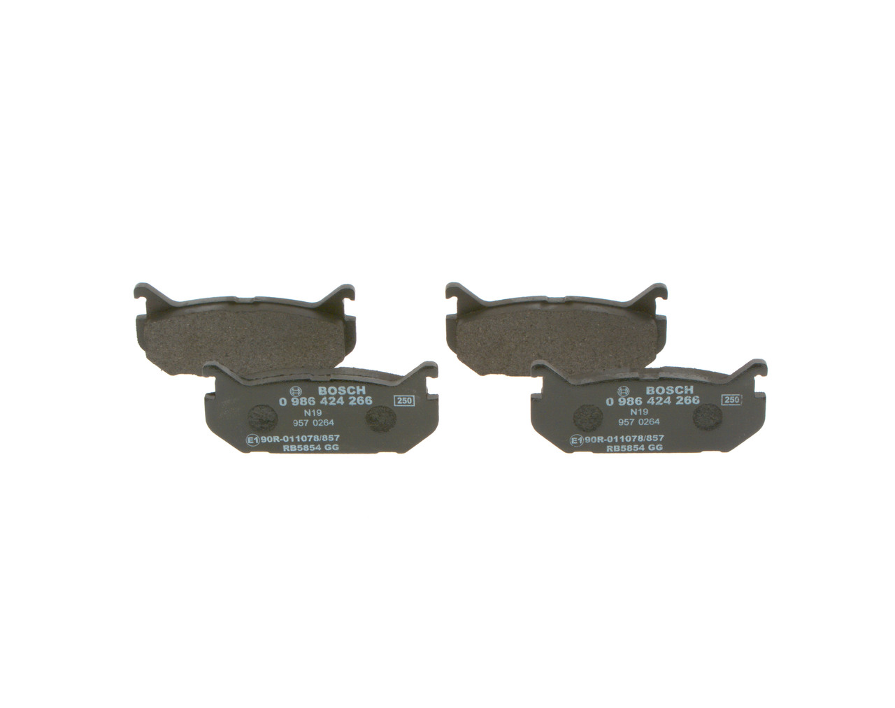 BOSCH 0 986 424 266 Bremžu kluči MAZDA XEDOS 1998