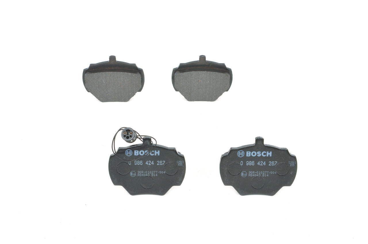 0 986 424 766 BOSCH BP472 Plaquettes de frein Low-Metallic, avec clip de  piston ▷ AUTODOC prix et avis