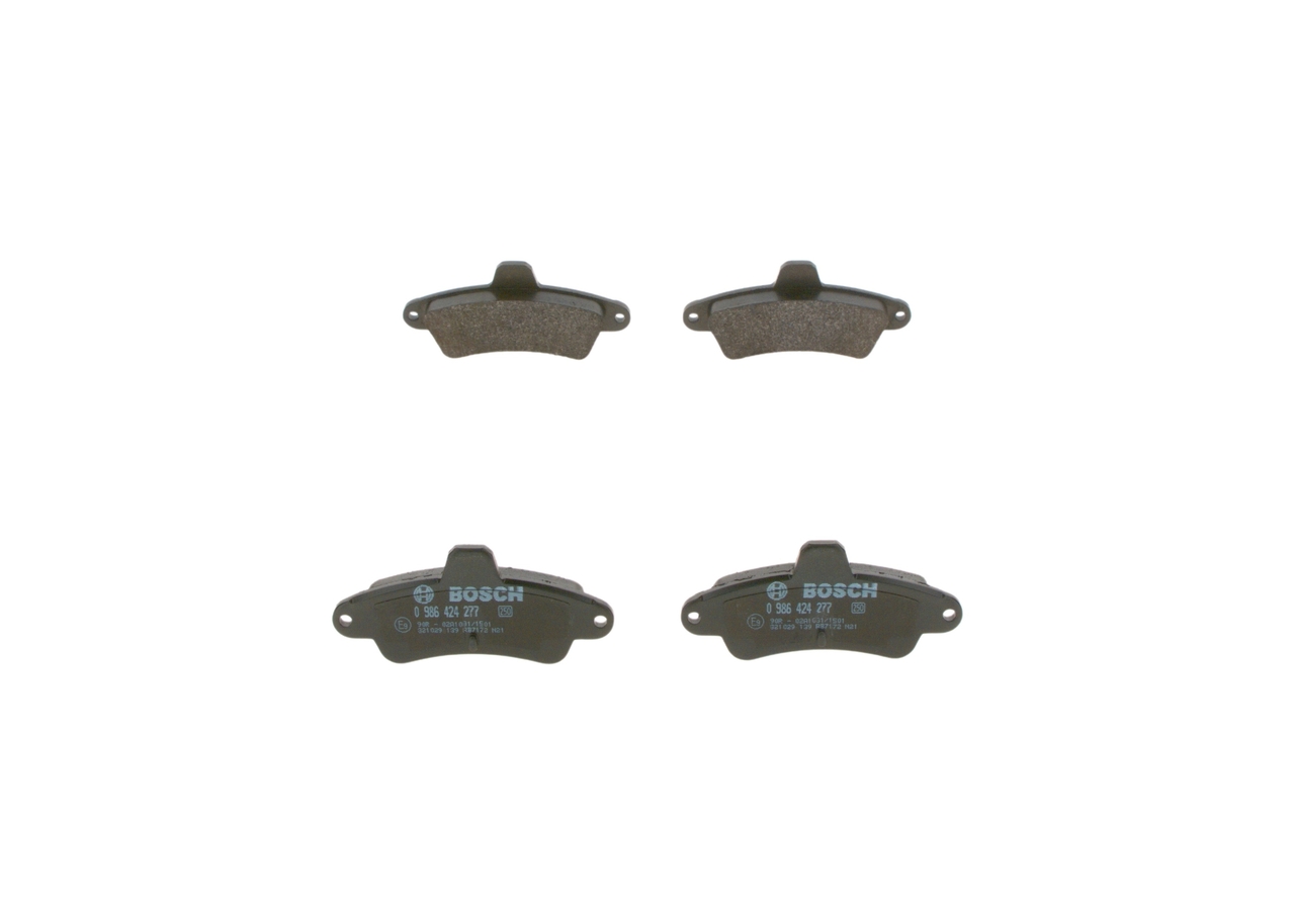 BOSCH 0 986 424 277 Bromsbelägg Ford Mondeo GBP original pris