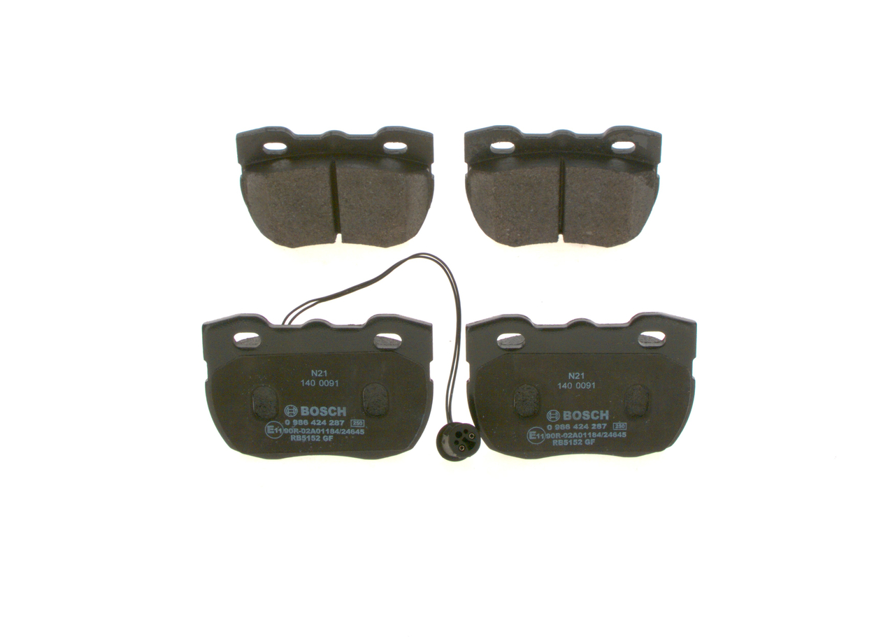 BOSCH 0 986 424 287 Bremsbeläge Land Rover Defender L316