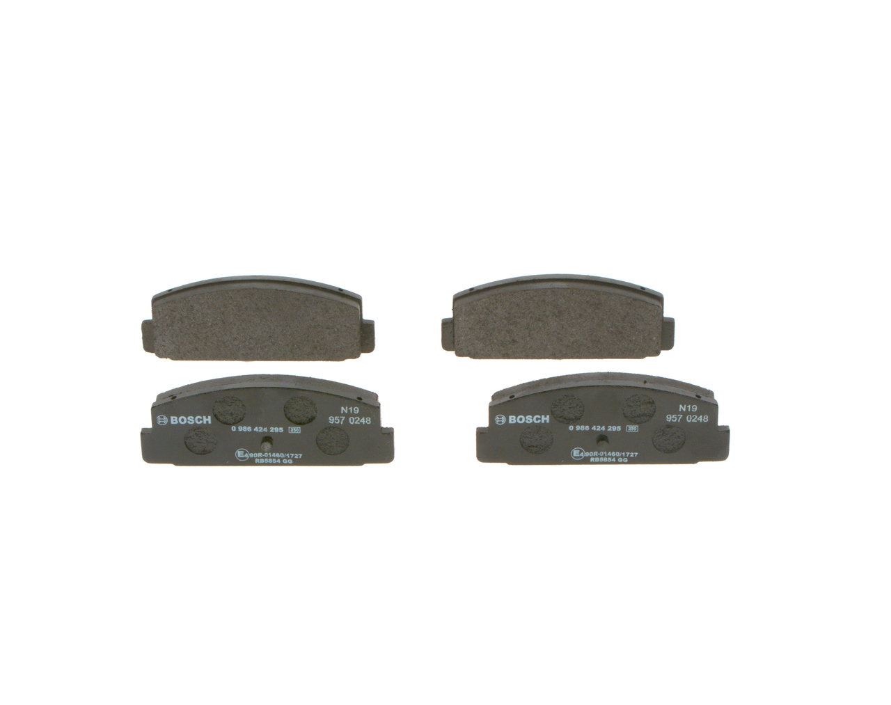 BOSCH GGYM2648ZA9C Bremsbeläge 0 986 424 295