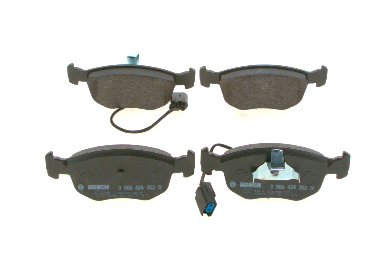 Bremseklods BOSCH FORD MONDEO 0 986 424 352
