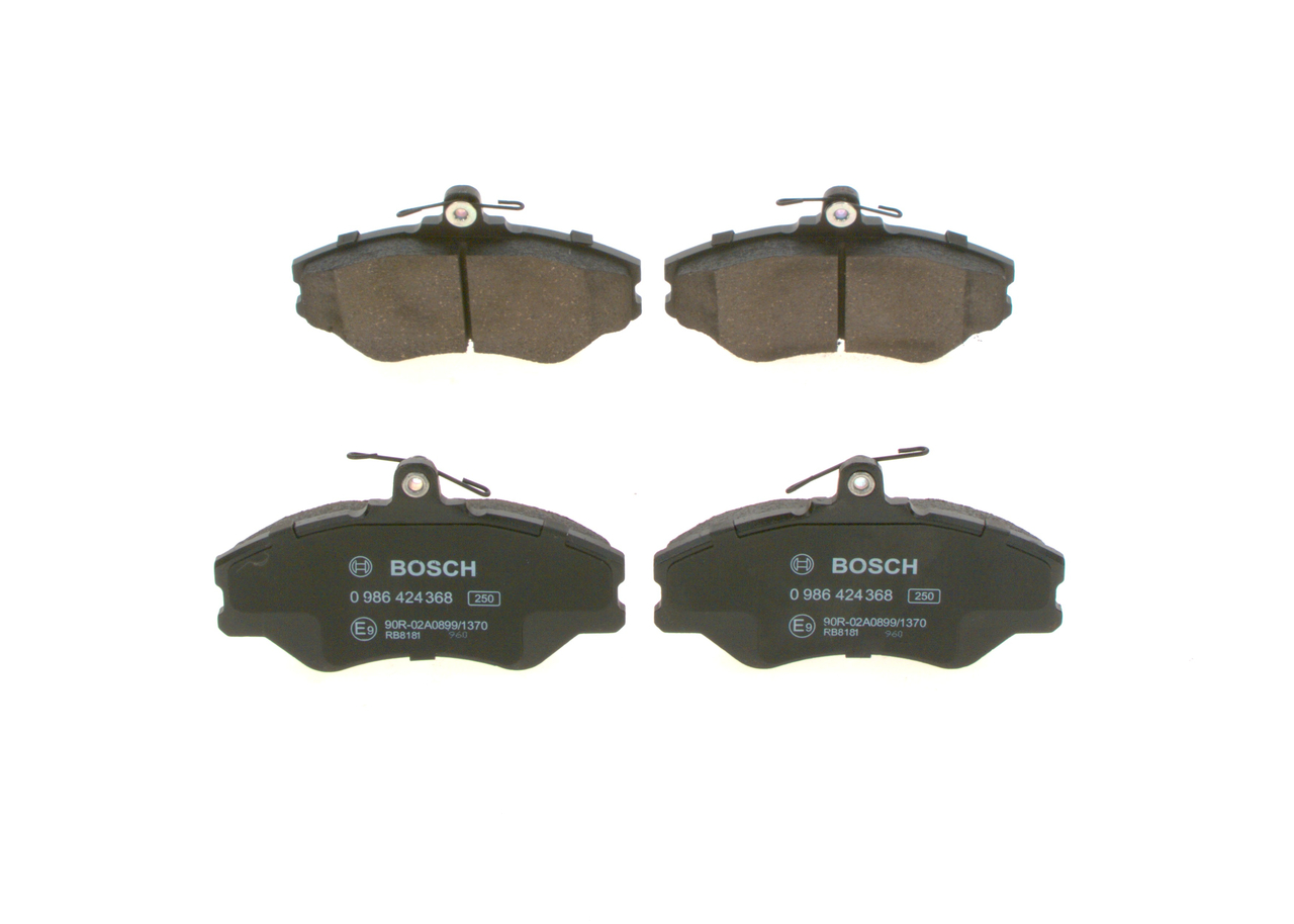 BOSCH 0 986 424 368 Brzdové platničky HYUNDAI GRACE 1999