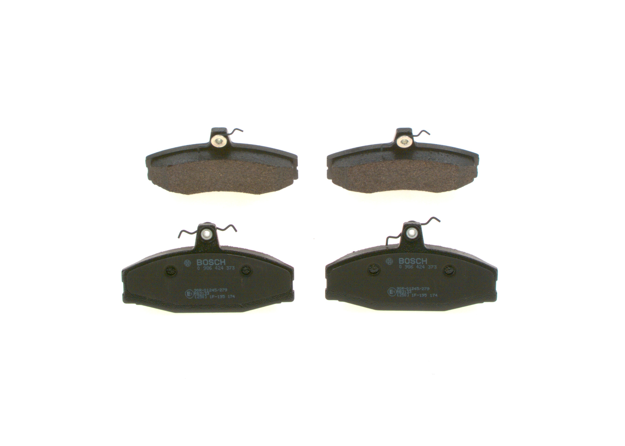 Plaquettes de frein BOSCH SKODA RAPID 0 986 424 373