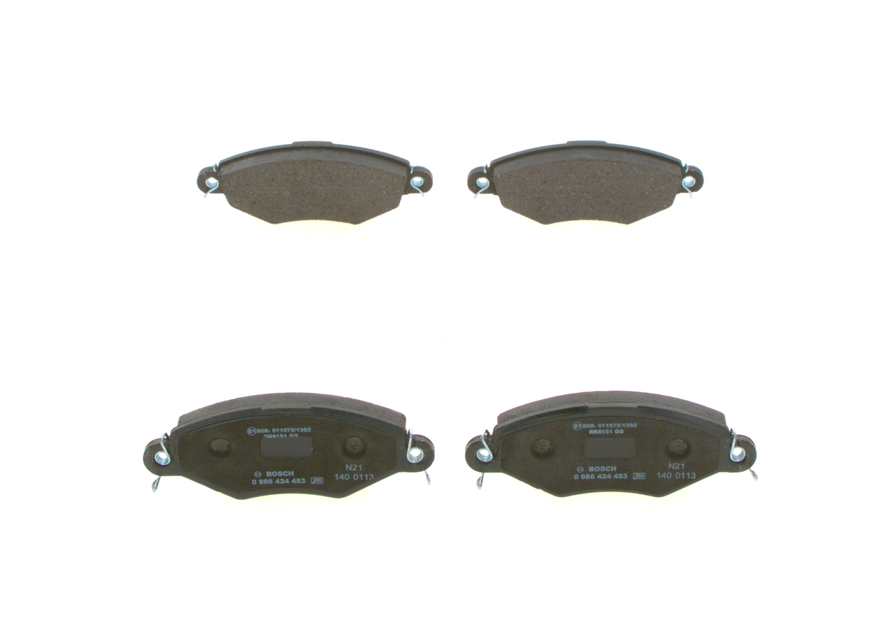 Etujarrupalat ja takajarrupalat BOSCH PEUGEOT 306 0 986 424 453