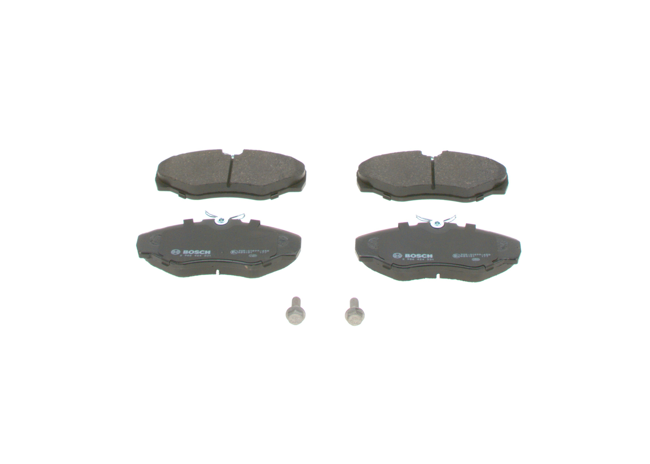 Stabdžių trinkelių rinkinys, diskinis stabdys BOSCH RENAULT ESPACE 0 986 424 531