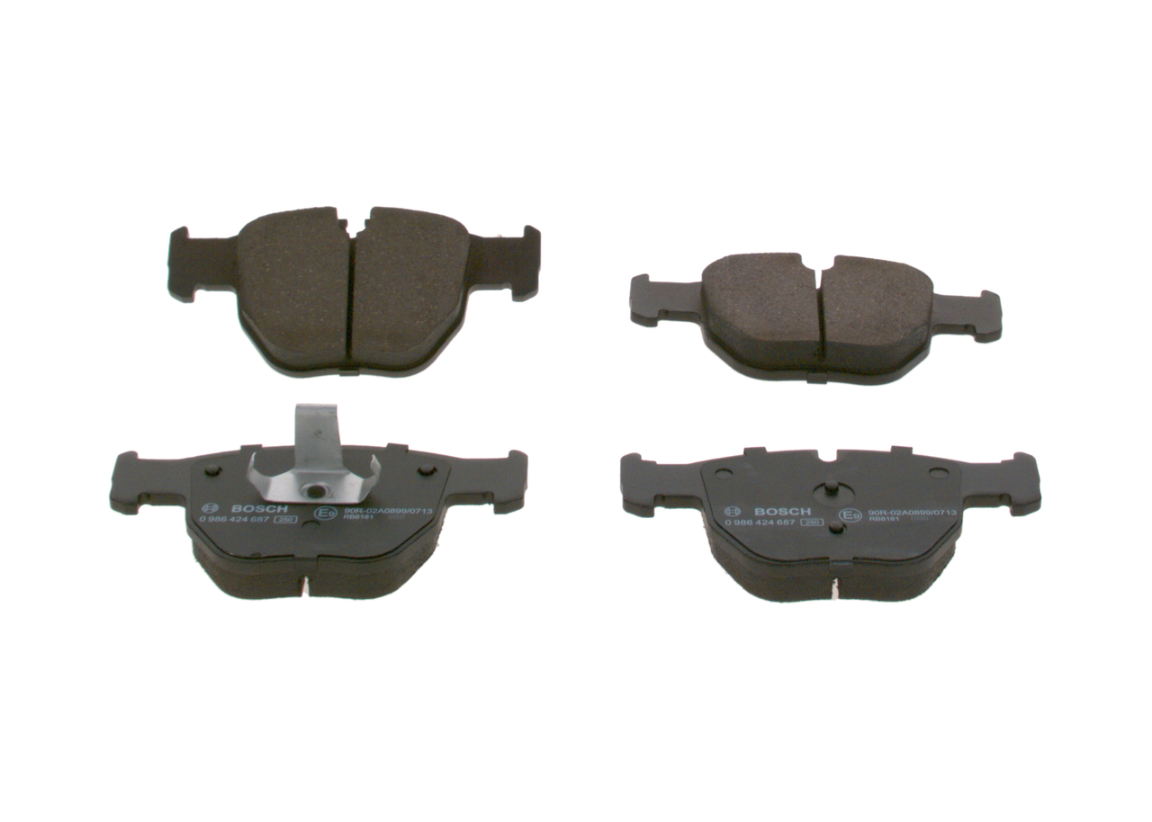 Σετ τακάκια BOSCH LAND ROVER RANGE ROVER 0 986 424 687