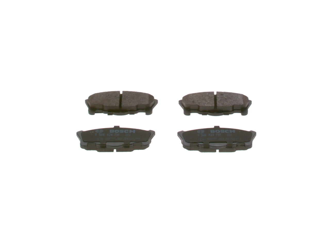 BOSCH 0 986 424 737 Bremseklodser Daihatsu Move L6 0.8 (L601) 42 HK Benzin 1999