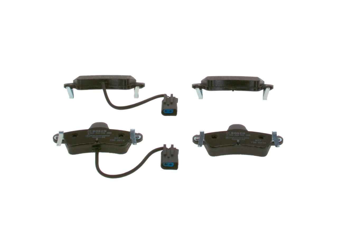 0 986 424 745 BOSCH 1089400 Bremsbeläge