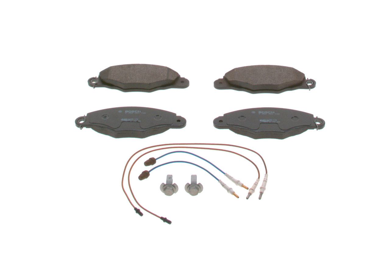 BOSCH 425184 Brzdové platničky 0 986 424 746