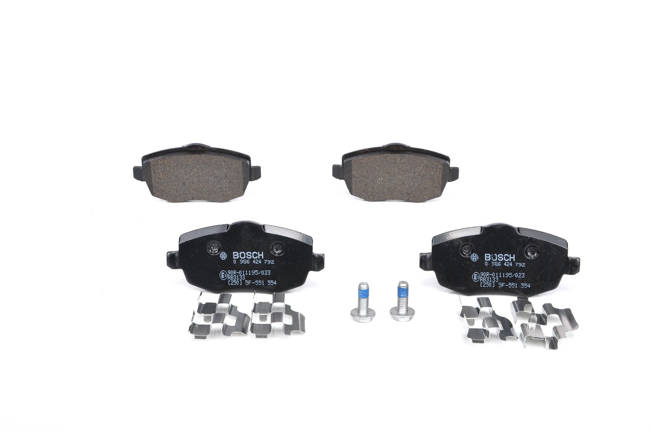 Pastiglie dei freni BOSCH LANCIA YPSILON 0 986 424 792