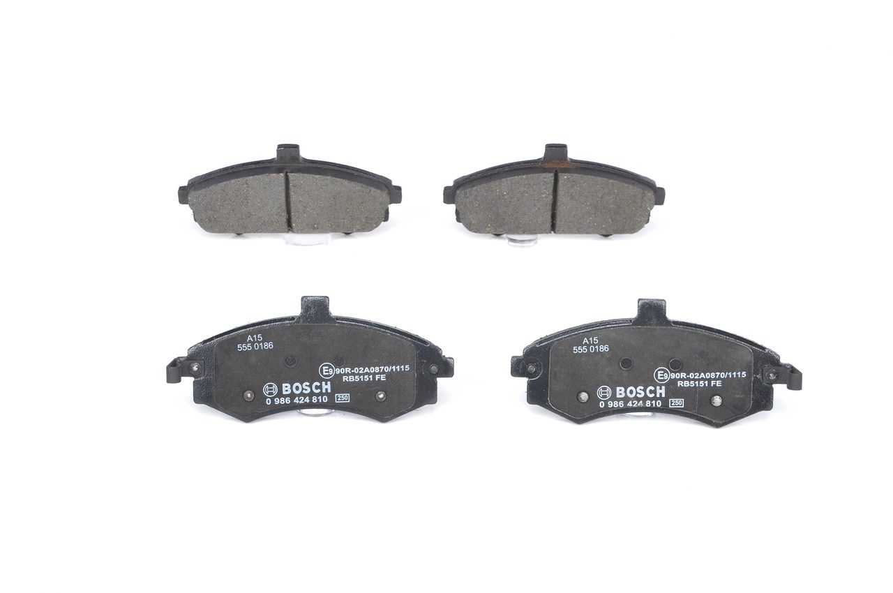 BOSCH 0 986 424 810 remblokken Hyundai Matrix fc