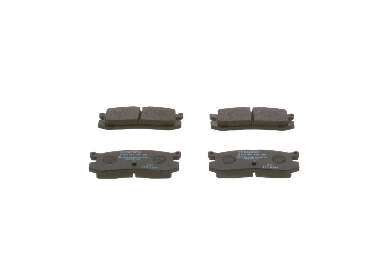 BOSCH 0 986 461 138 Bremžu kluči Ford USA Probe I 2.2 112 ZS Benzīns 1990