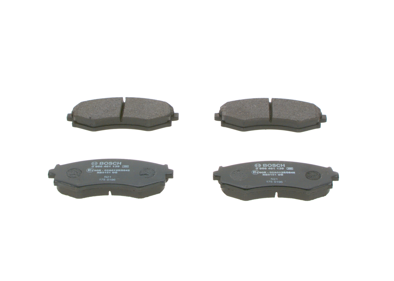 BOSCH 0 986 461 139 remblokken 4106055F90