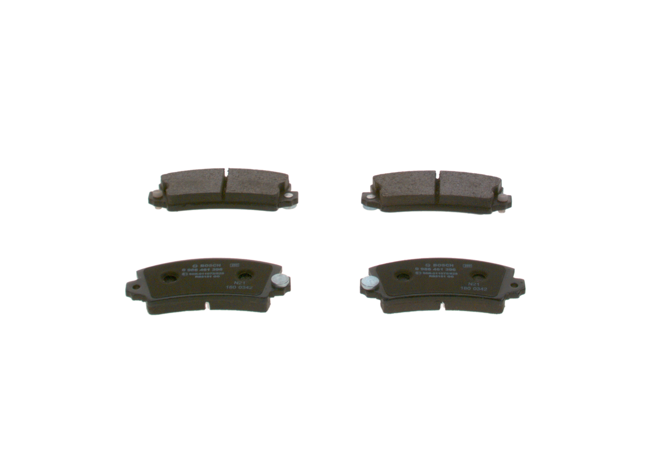 BOSCH 0 986 461 396 Remblokken RENAULT 4 1982