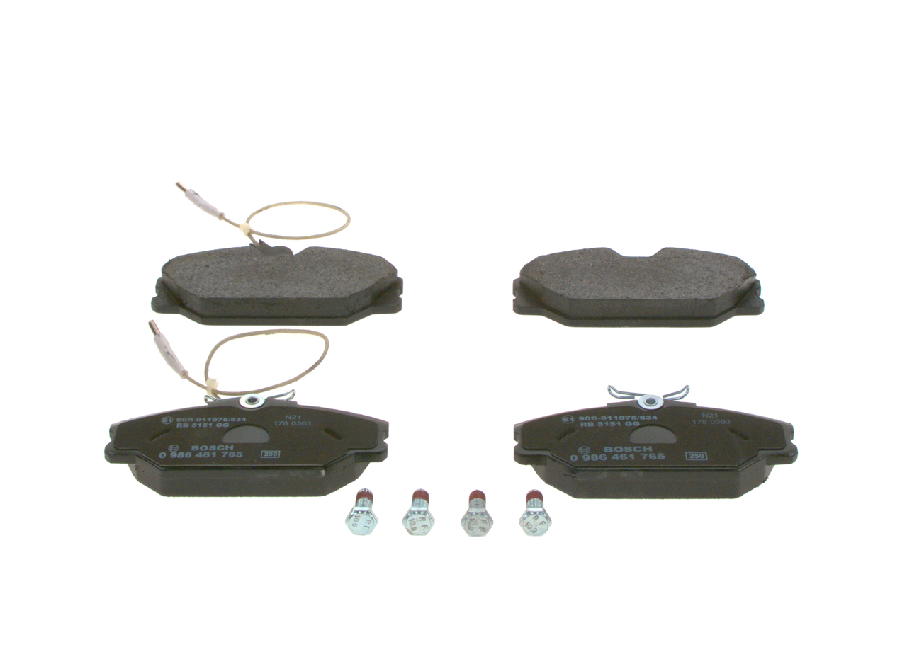 BOSCH 0 986 461 765 Bremseklosser ALPINE pris