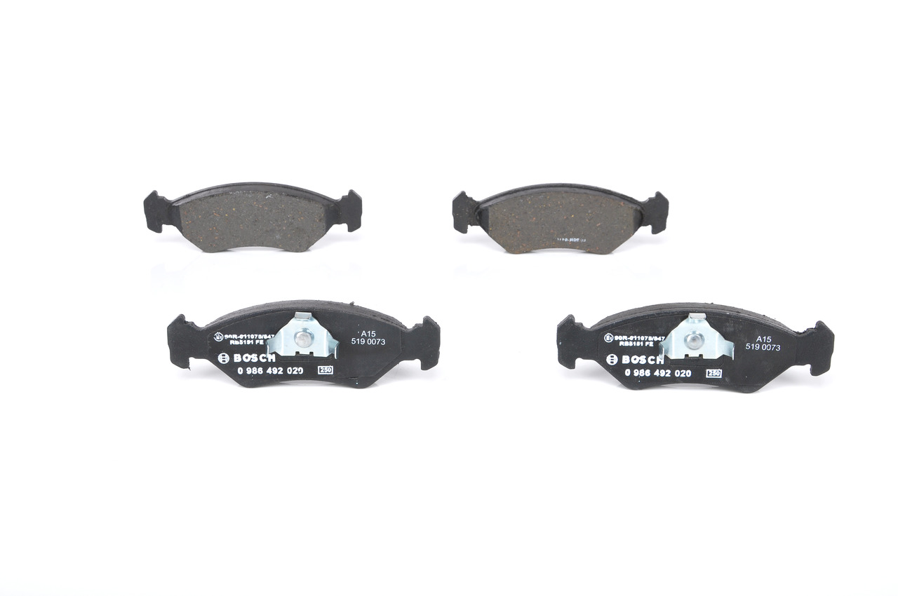 BOSCH 0 986 492 020 Remblokken Ford Fiesta Mk4