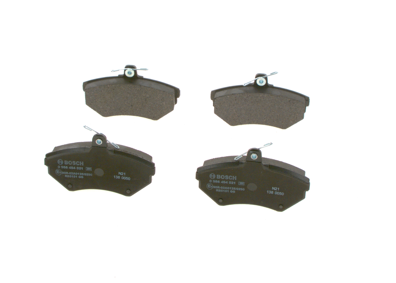 BOSCH 8EO698151 Plaquettes de frein 0 986 494 021