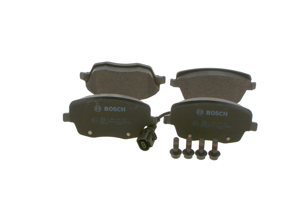 Plaquettes BOSCH SKODA FABIA 0 986 494 105
