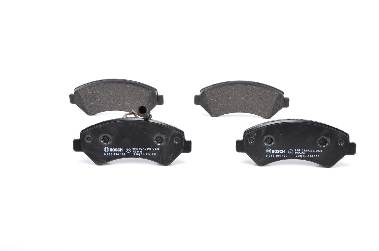 Etujarrupalat ja takajarrupalat BOSCH PEUGEOT BOXER 0 986 494 109