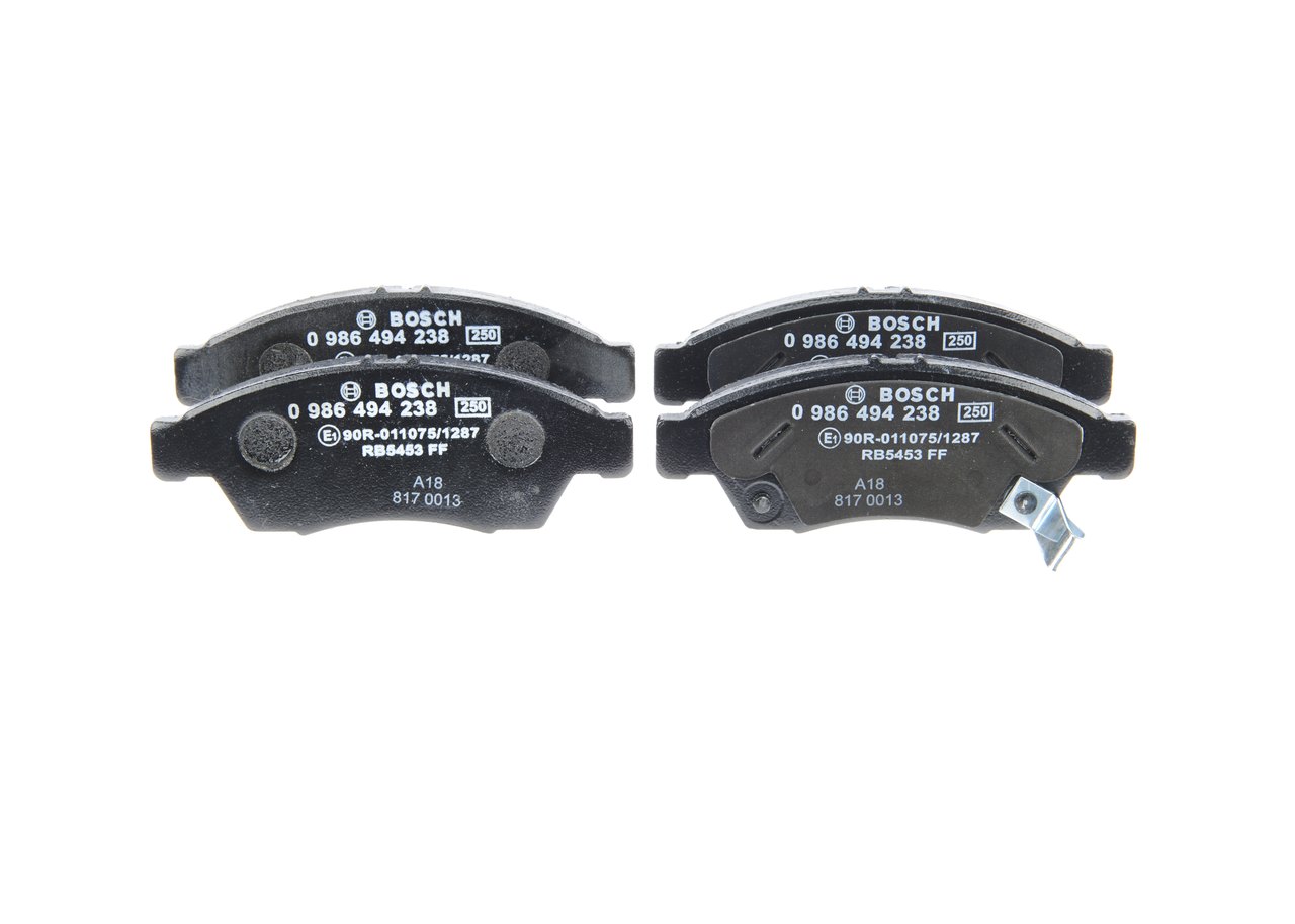 Σετ τακάκια BOSCH SUZUKI SPLASH 0 986 494 238