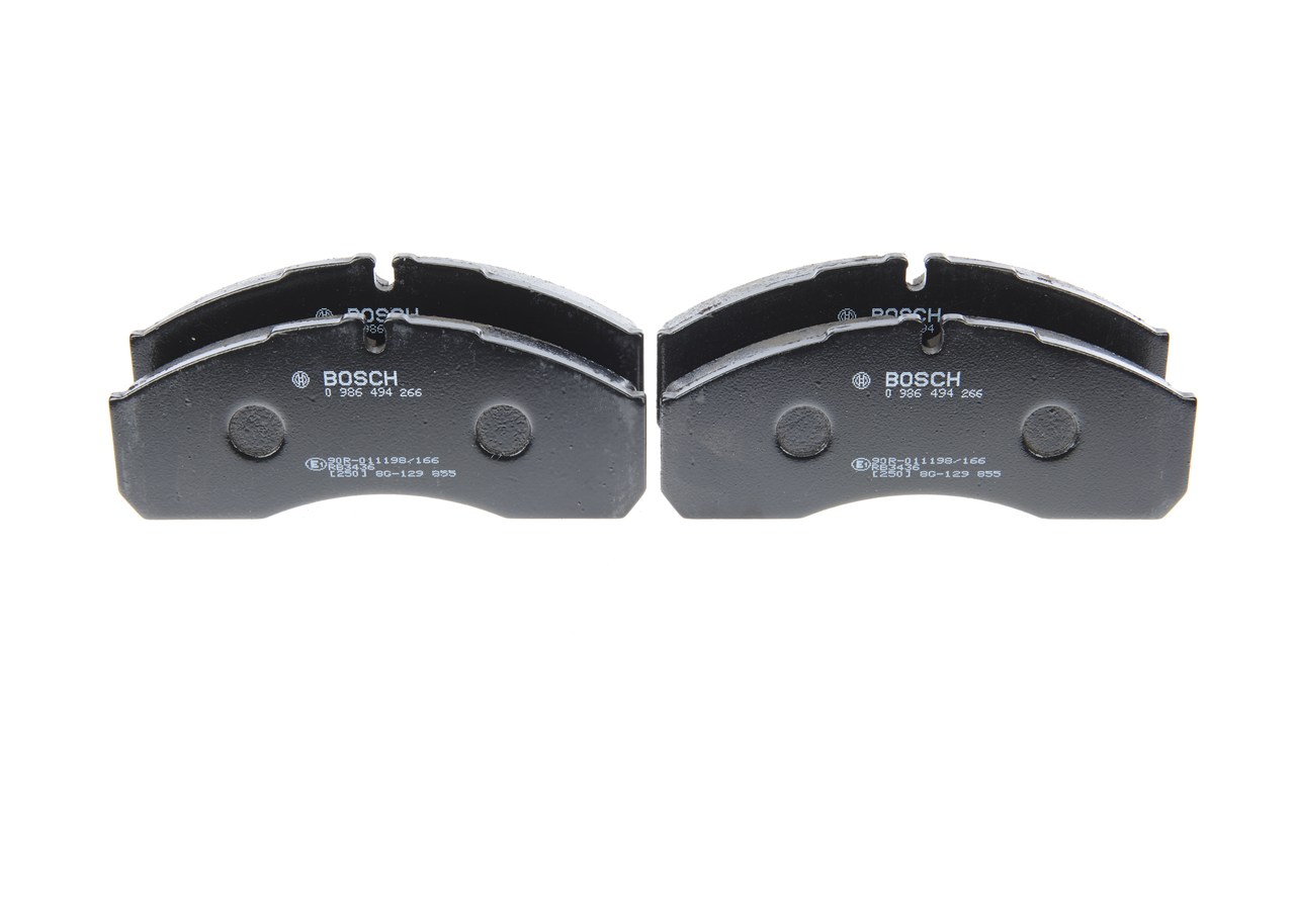 Stabdžių trinkelės BOSCH IVECO POWER DAILY 0 986 494 266