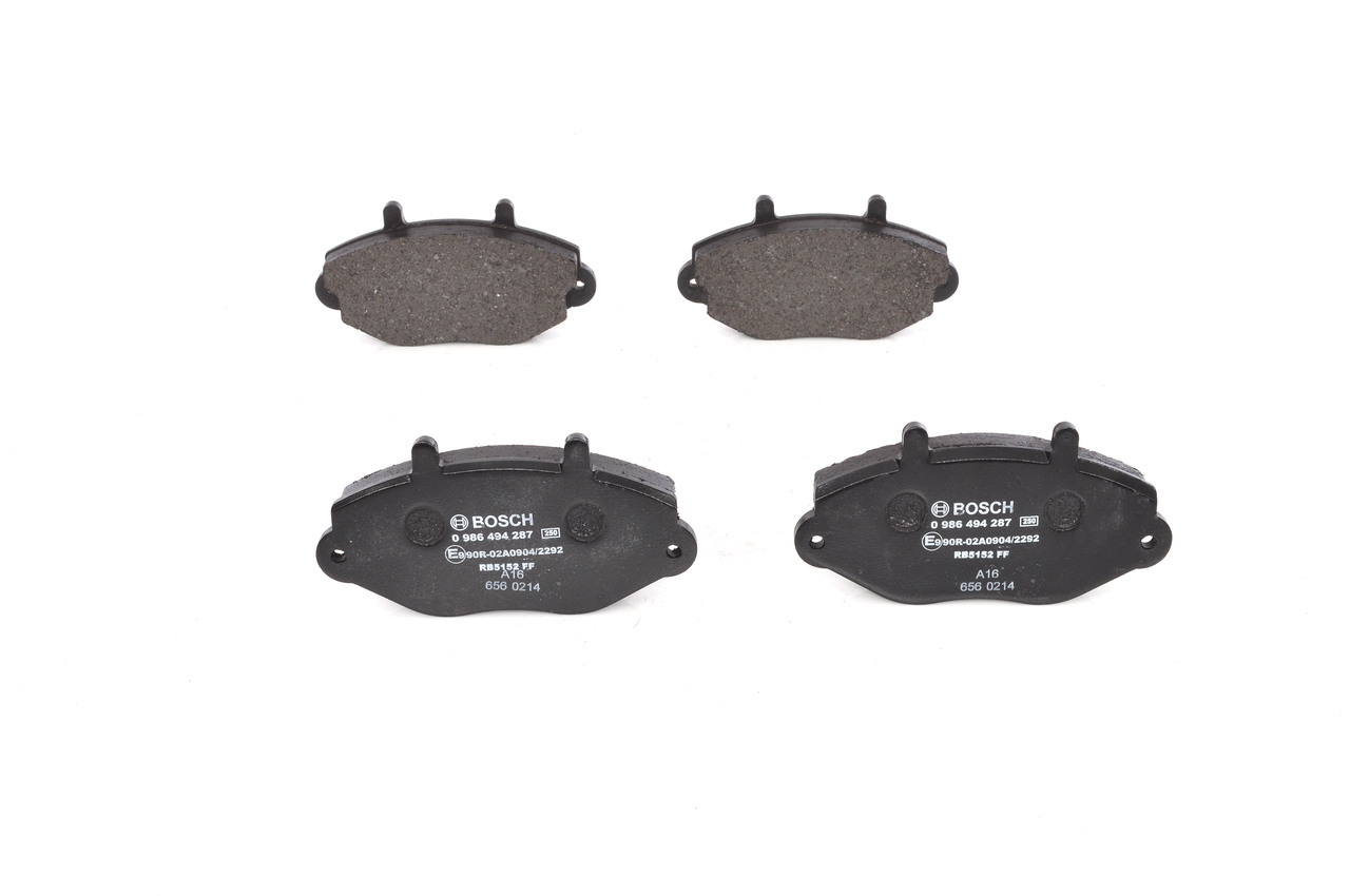 BOSCH 0 986 494 287 remblokken 92VB2K0-21BC