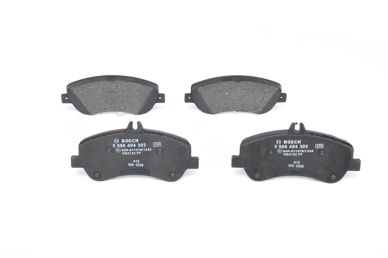 BOSCH 0 986 494 302 Stabdžių kaladėlės MERCEDES-BENZ GLK 2011