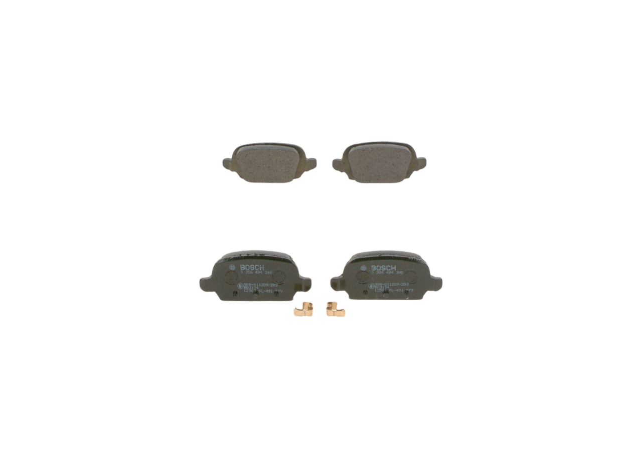 Τακάκια δισκόφρενων BOSCH OPEL TIGRA 0 986 494 340