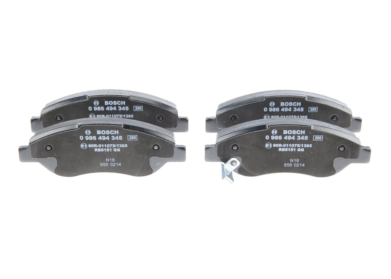 Pastillas de freno BOSCH OPEL CORSA 0 986 494 345