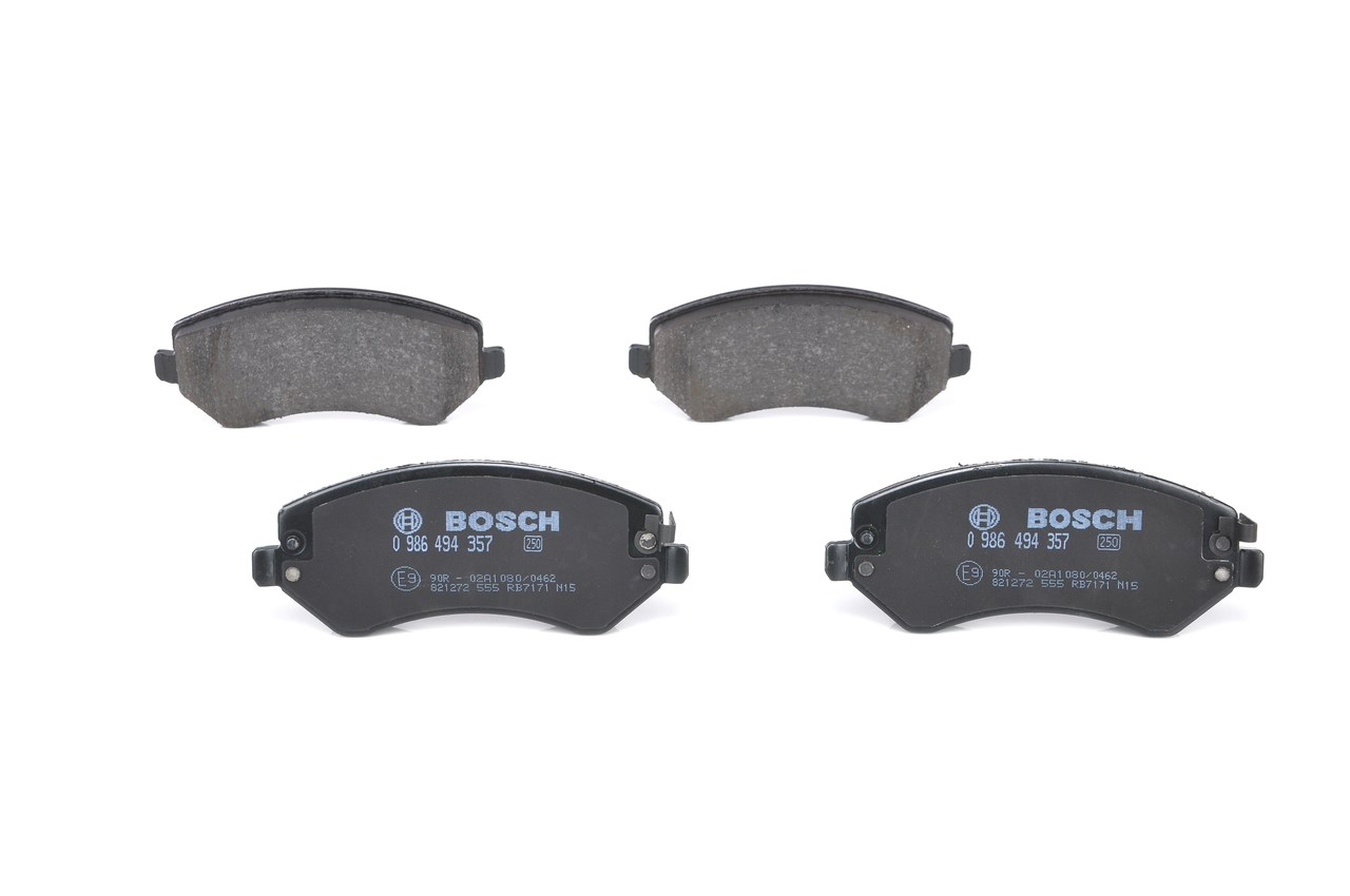 Stabdžių kaladėlės BOSCH CHRYSLER SEBRING 0 986 494 357