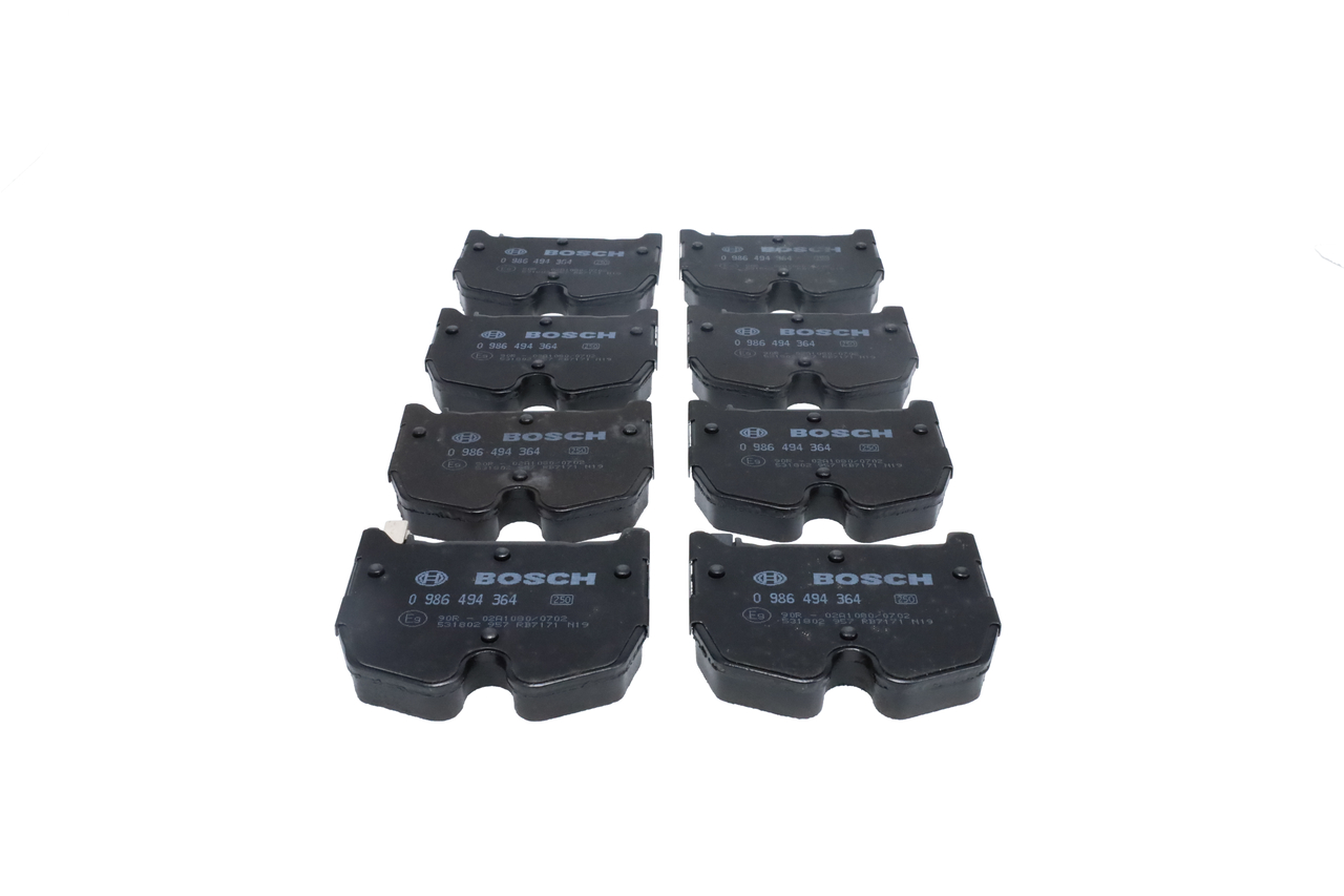 Bremseklodser BOSCH MERCEDES-BENZ SL 0 986 494 364