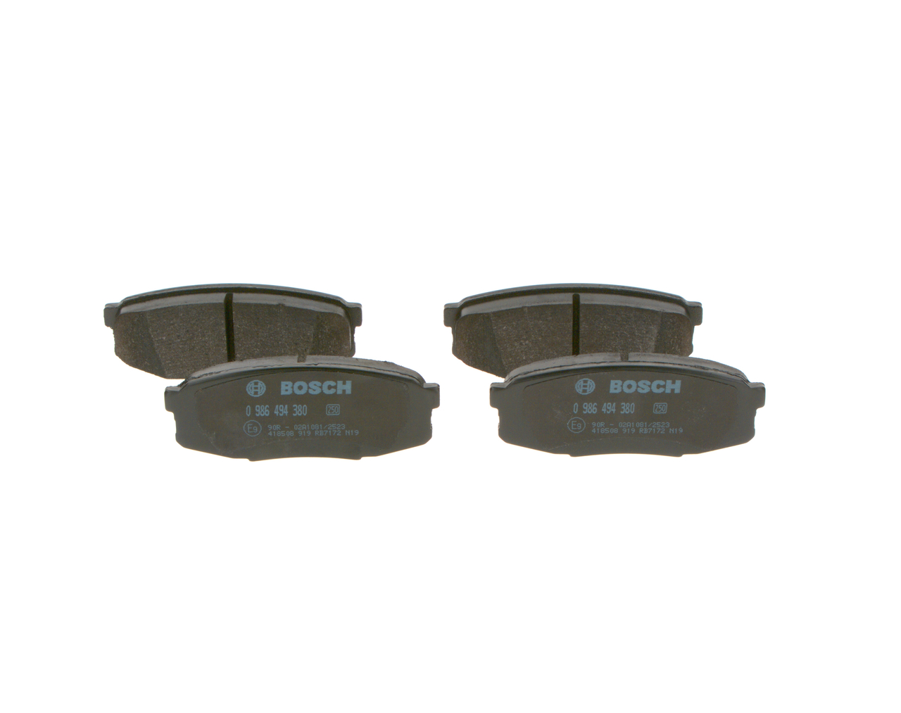BOSCH 446660140 Τακάκια φρένων 0 986 494 380