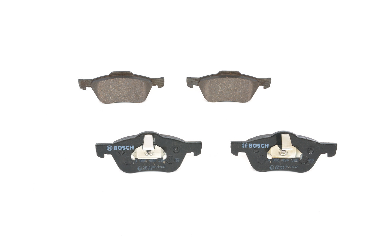 0 986 494 396 BOSCH 410609F525 Bremsbeläge