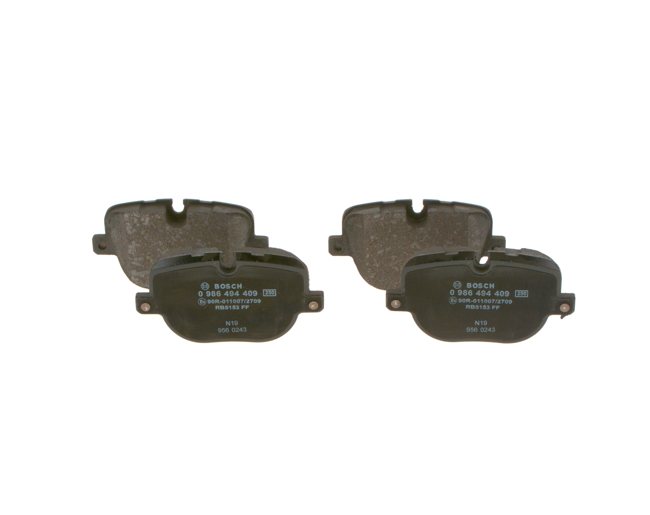 Stabdžių kaladėlės BOSCH LAND ROVER RANGE ROVER 0 986 494 409