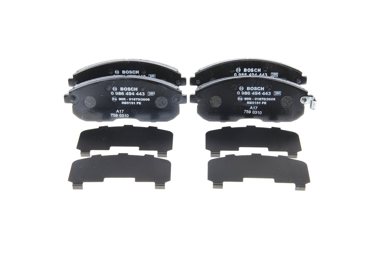 BOSCH 0 986 494 443 remblokken D10601FE0A