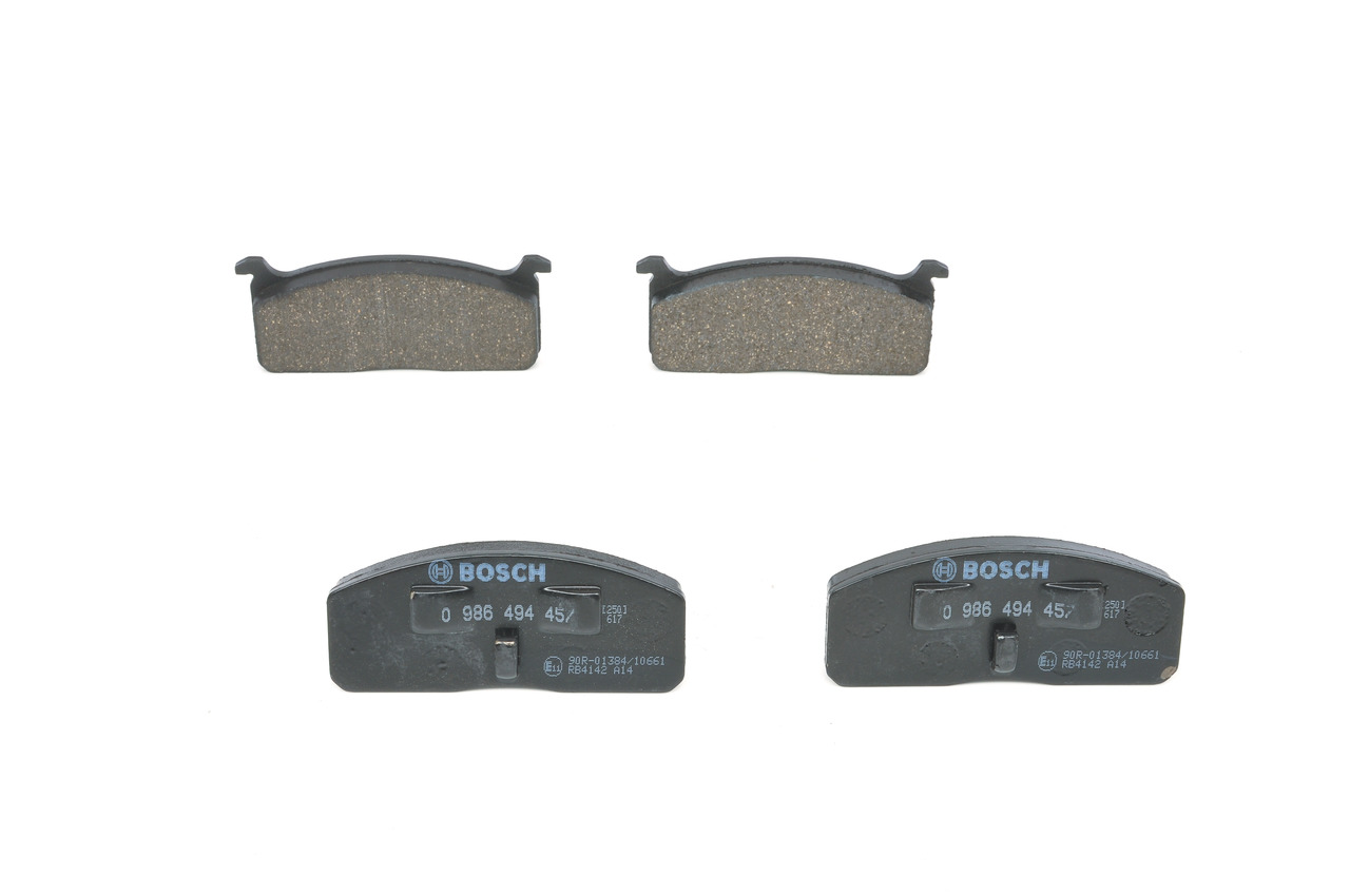 BOSCH 0 986 494 457 Τακάκια φρένων Hilux III 2.2 D (LN40, LN30) 67 PS Πετρέλαιο 1983