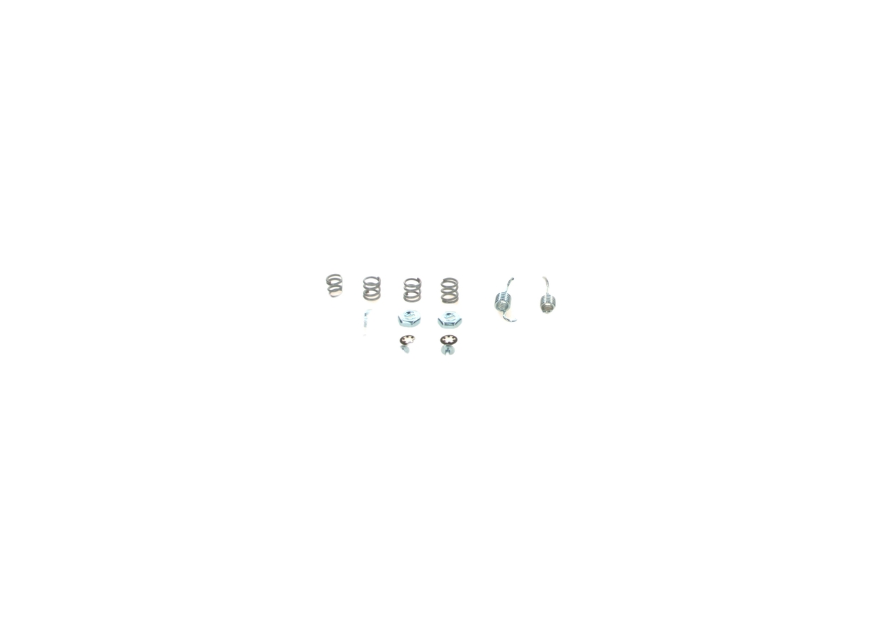 BOSCH 1 987 475 161 Kit de accesorios de las zapatas de freno Ford Fiesta Mk2 Furgón 1.1 54 cv Gasolina 1991