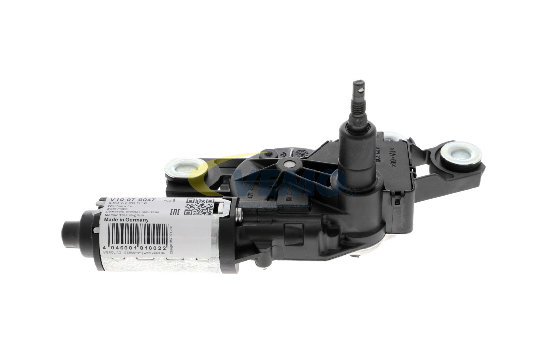 VEMO 6L6-955-711A Ruitenwissermotor V10-07-0047