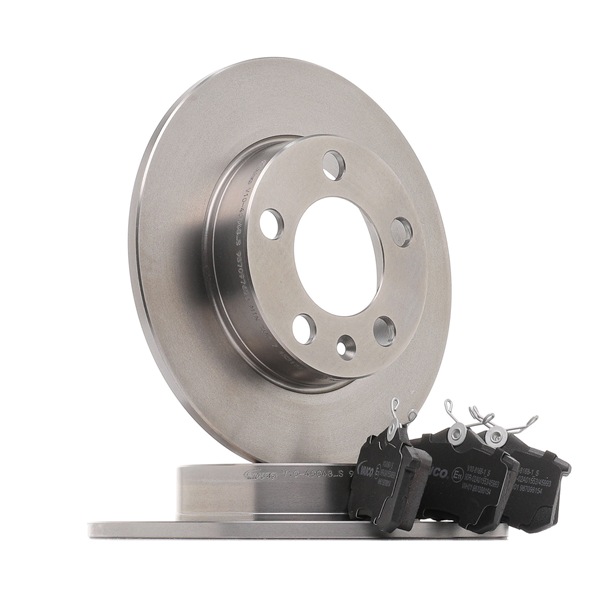 VAICO 1J0698451C Kit de discos de freno y pastillas V10-90002