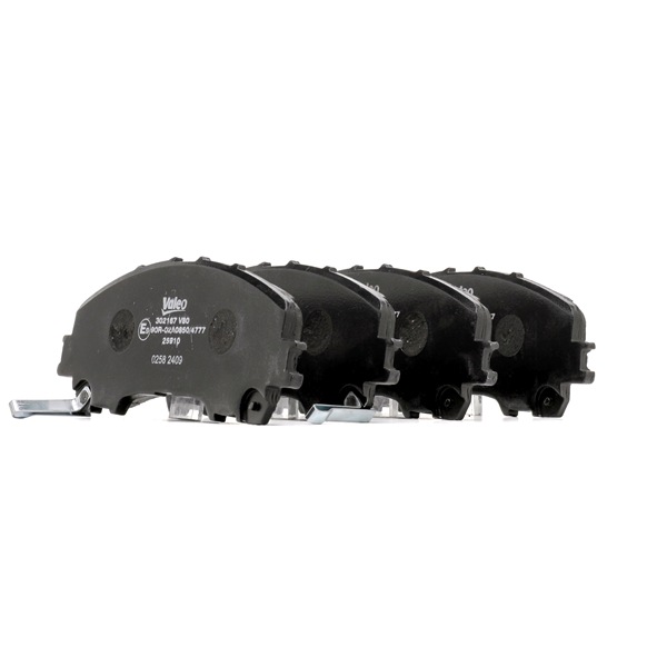 Remblokkenset voor schijfrem VALEO NISSAN MICRA 302167