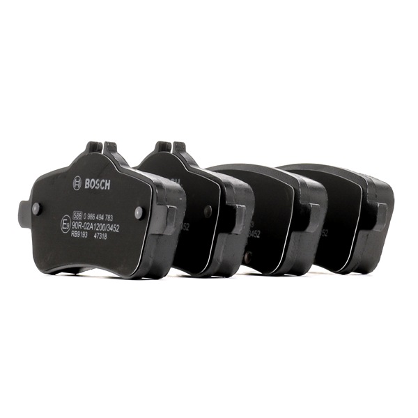 BOSCH 0 986 494 783 Bremseklodser Mercedes SLK R172